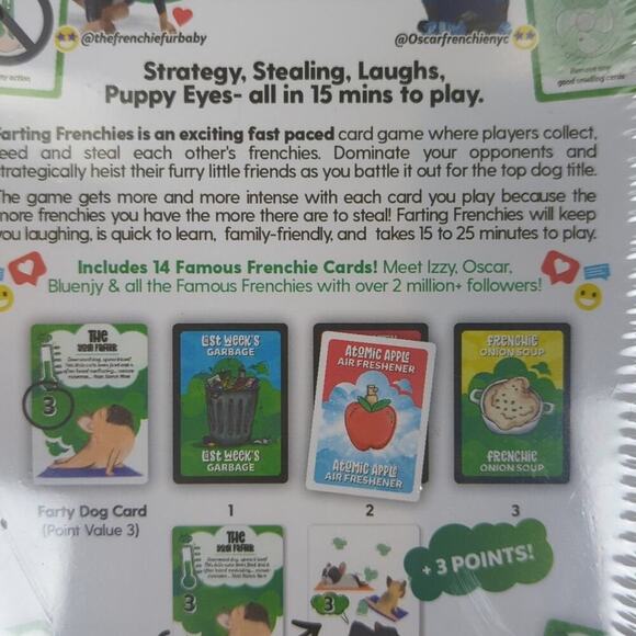 Boss Dog Games NIB Farting Frenchies Card Game - Picture 4 of 5
